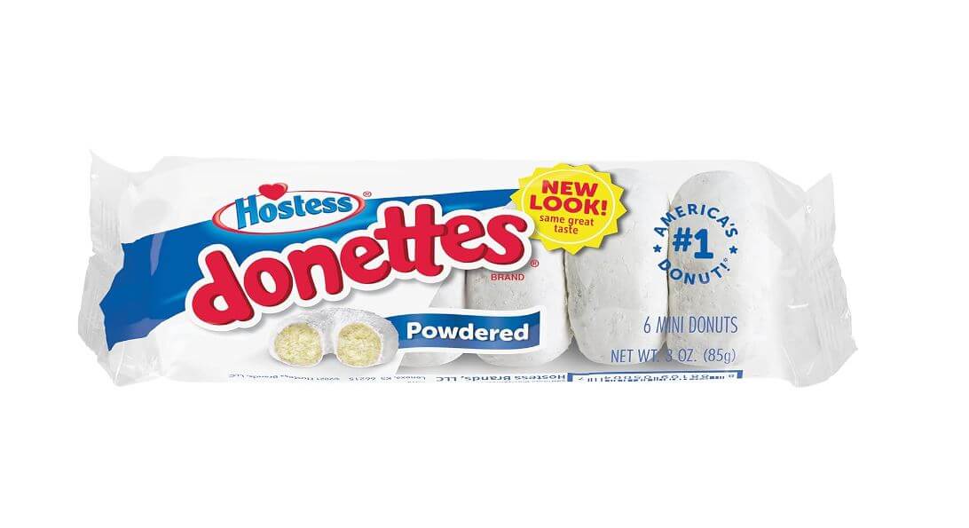 Hostess Donettes Powdered