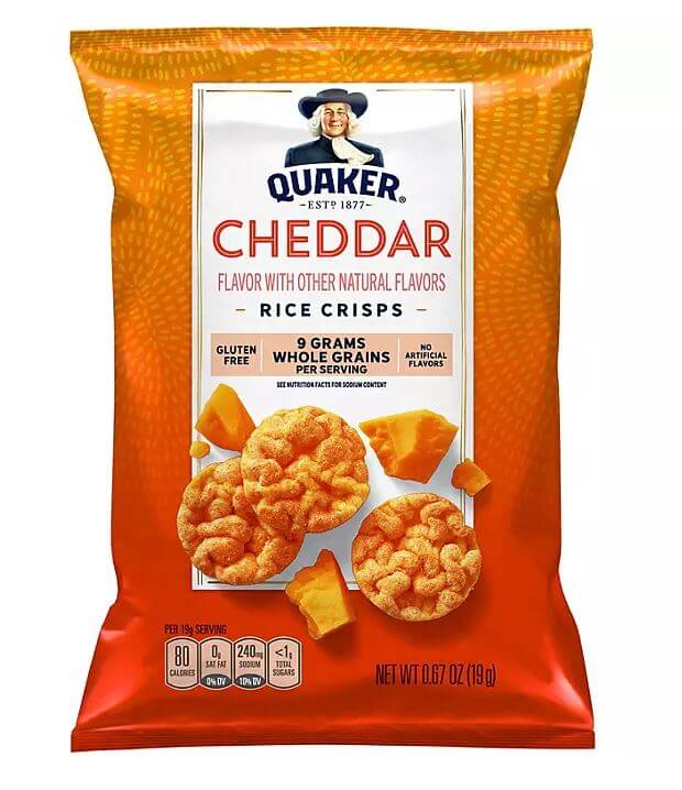 Quaker Rice Crisps Cheddar