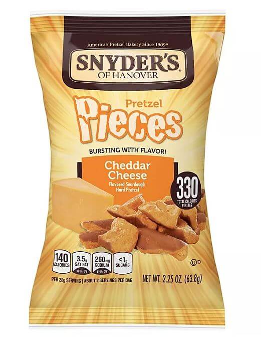 Snyder’s Pieces Cheddar Cheese
