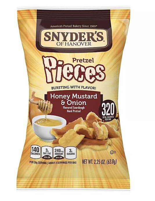 Snyder’s Pieces Honey Mustard & Onion